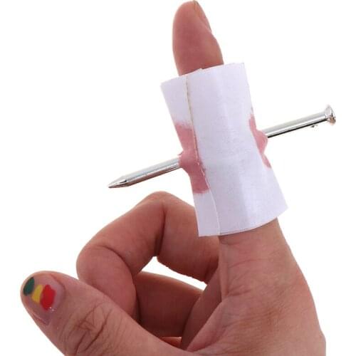 Halloween Funny Props Finger Wear Nail Halloween Action Figure Toy Fake Blood