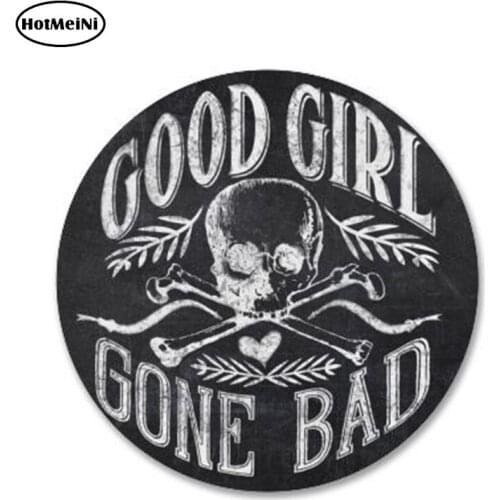 HotMeiNi 13cm x 13cm Good Girl Gone Bad Vinyl Sticker Cartoon Car Styling Window Truck Bumper Decal Graphical DIY Car Stickers