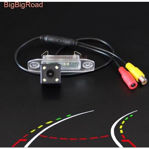 BigBigRoad For Volvo S40 S60 S80 XC90 XC60 V60 S80L S60L S40L Car Intelligent Dynamic Tracks Rear View Parking Camera Waterproof