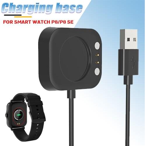 USB Magnetic Charging Dock Portable Power For Smart Watch P8 / P8SE Charger Cable Adapter Safety Fast Replacement Accessories