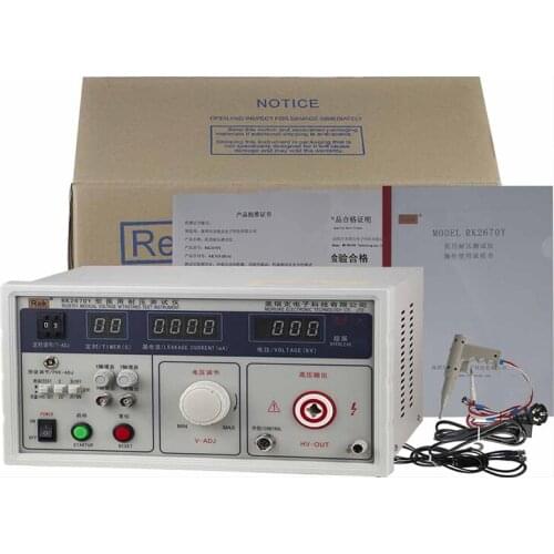 RK2670Y Medical Safety Tester AC DC 5KV Withstand Voltage Pressure Hipot Tester Resistance Testing Measuring Instrument