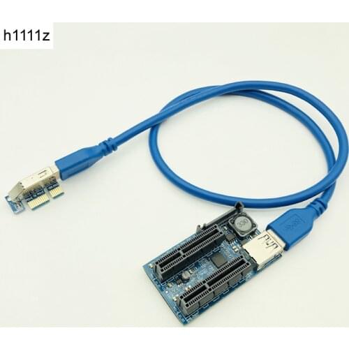 NEW Add On Card PCI Express USB 3.0 Adapter Raiser PC Components Extender PCIE Riser PCI-E Card Riser PCI E Riser for Video Card