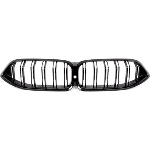 It Is Suitable For BMW New 8 Series G14G15G16 Double Line Bright Black Modified Intake Grille