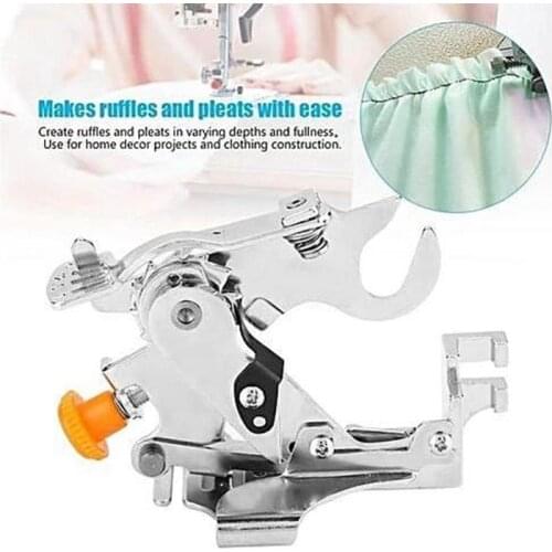 Ruffler Presser Foot Household Sewing Machine Ruffler Presser Foot Low Shank Pleated Attachment Presser Foot Sewing Accessories