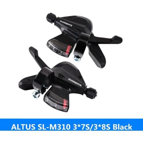 SHIMAN0 SL-M310 3x7s / 3x8S 21 / 24Speed Shifter Trigger Set Rapidfire Plus with Shifter Cable Black Brand Original Free S