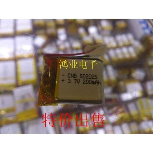 Special sale 3.7V polymer lithium battery 502025P, 052025P point reader, Bluetooth headset, etc. Rechargeable Li-ion Cell