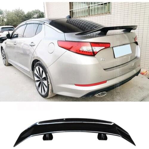 For Kia K5 K3 K2 Spoiler ABS Plastic Rear Roof Spoiler Trunk Wing Lip Boot Cover Auto Part Wing