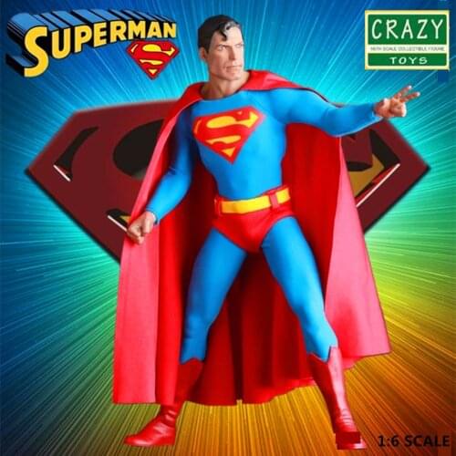 Crazy Toys Super Man Action Figure 1/6 Movable Model Toys 30cm