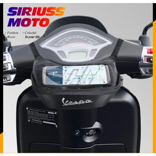 Scooter Storage Bag Waterproof Navigation Bags Case for Vespa GTS GTV LX LXV Sprint Primavera