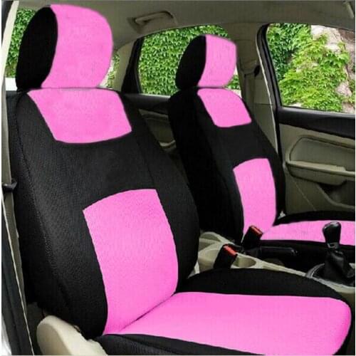 High Quality Car Seat Covers Universal Fit Polyester 3MM Composite Sponge Car Styling lada car cases seat cover accessories M17