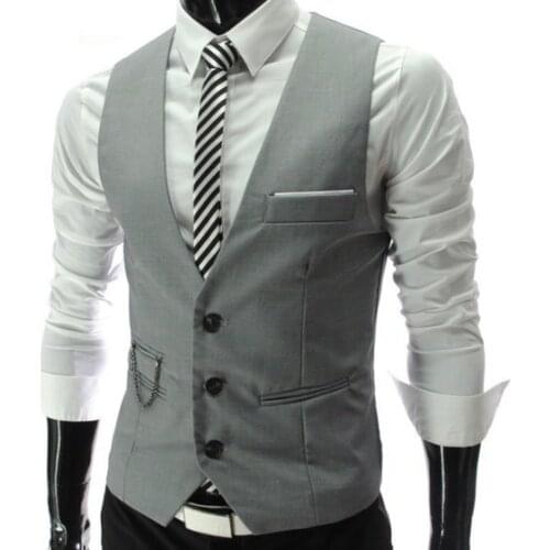 Business Casual Suit Vest Mens Weeding Prom Dress Waist Coat for Men Sleeveless Blazer Jacket Chaleco Hombre Slim Fit Gilet Uomo