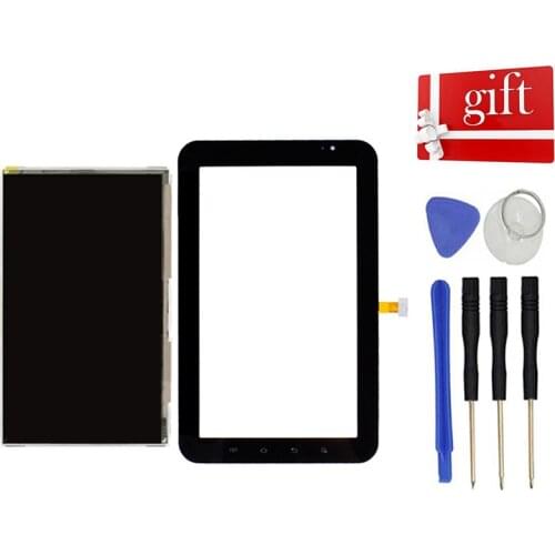 7" LCD For Samsung Galaxy Tab P1000 LCD Display Screen Panel Module Monitor / Touch Screen Digitizer Sensor Glass Replacement