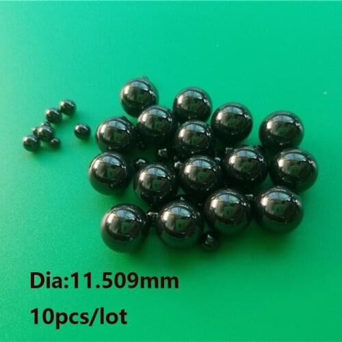 10pcs/lot Si3N4 Ceramic ball Diameter 11.509mm G5 Silicon Nitride bearing balls used in bearing/pump/linear slider/valvs balls