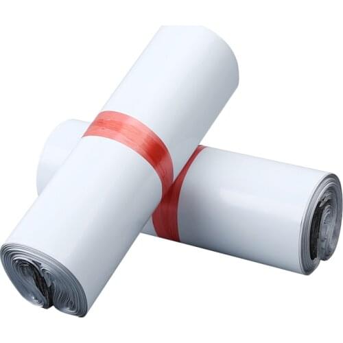 10pcs/Pack Top Quality White Self-stick Courier Bags Storage Bags For Express Delivery