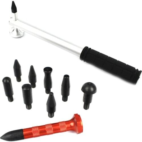 2021 New Multifunctional 11Pcs Car Body Paintless Dent Removal Tools Dent Hammer with Knock Down Head Tap Down Tools Set