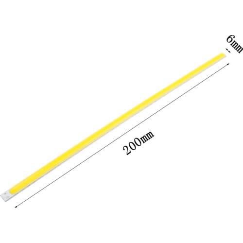 200mm cob led DC12V 8W Super thin New Flip Strip tube L200xW6mm hard bar light light source For DIY Lighting project 10PCS