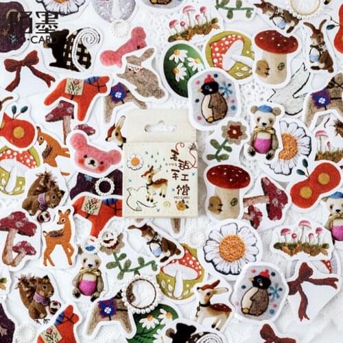 20packs/lot Cute Kawaii Planner Paper Stickers Stationery Boxed Stickers Scrapbooking School Supplies