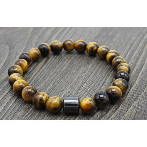 8mm bb324 adjusted rope Yoga howlite labradorite map Stone white black volcanic lava stone bead Bracelet Magnetite Bangles