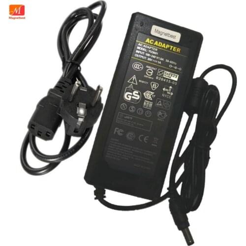 36V 1A CND LED Lamp AC DC Adaptor 100-240V TO 36V Power Adapter Supply Mains Plug for UV Shellac Nail Lamp