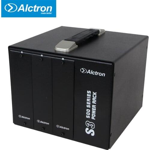 Alctron S3 3-channel power rack,500 series modules phantom power and XLR portable chassis for stage performance