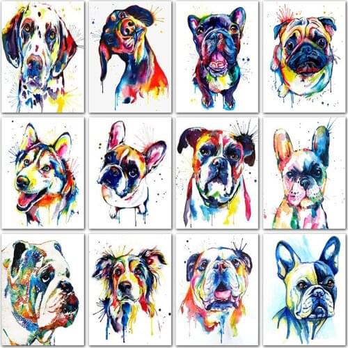 5D DIY Diamond painting Cat Dog Cartoon animals Teddy kit Full Square Diamond embroidery Cross stitch Full Round Diamond mosaic