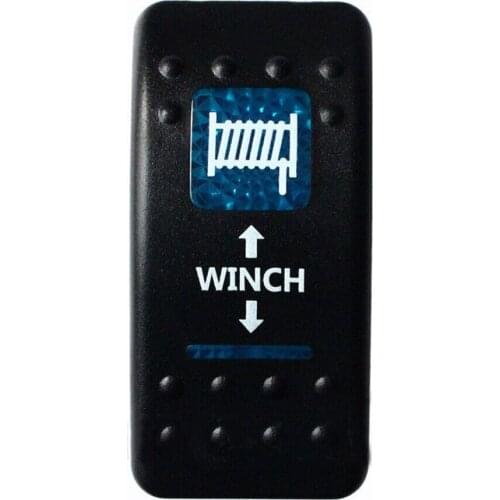 12-24V Car WINCH 12V 20A Toggle Rocker Switch Blue LED Light 5Pin ON OFF