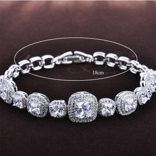 Free Shipping Top Quality Oval Exquisite Zircon Bracelet Luxurious Excellent Cut Zirconia Bracelets & Bangle GIft for womanS0492
