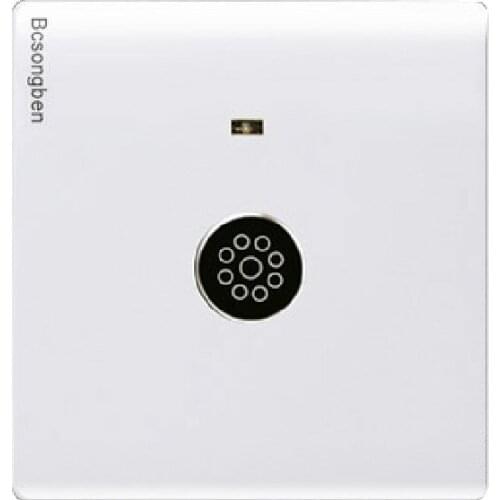 Large white panel 220v 86 wall smart home led sound and light control energy-saving delay switch