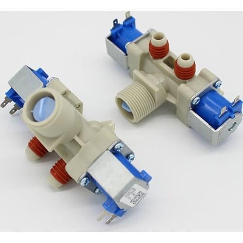 Plastic Solenoid Valve 12V Magnetic Washing Machine Water Inlet Valve for LG Controller Switch Washing Machine Repair Part