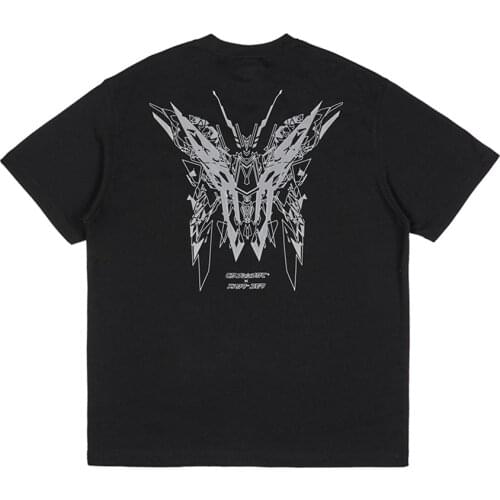 Catsstac 21ss Robotic butterfly print t-shirt cotton reflective techwear aesthetic streetwear futuristic