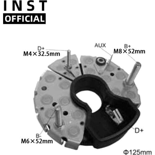 ALTERNATOR GENERATORS RECTIFIER BRIDGE FOR 1 127 320 361 1 127 320 543 31-9115 133530 RB-72H