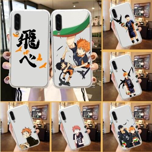 Haikyuu Anime Phone Case For Samsung Galaxy A 3 5 7 8 10 20 21 30 40 50 51 70 71 E S 2016 2018 4G transparent soft prime