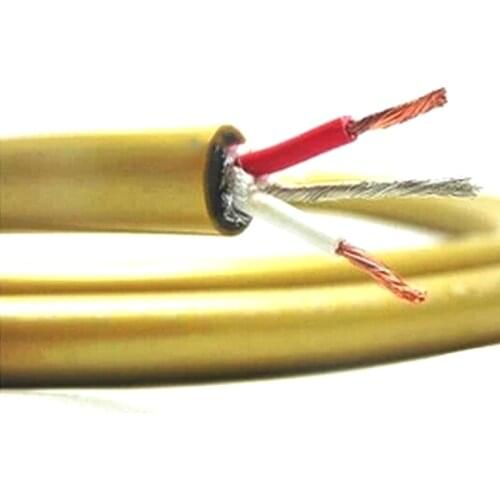 5C Copper + Silver Plade Grade Fever HIFI Audio Cable Rca Cable for DIY Amplifier CD Player Home Theater - (sell Per 1.0m)