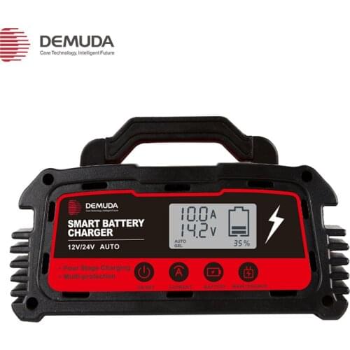 12V 10A Intelligent automatic Car Battery Charger Voltage Rechargeable Battery Power Charger