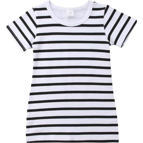 Pretty Family Matching Mother&Daughter Women Girl Striped Dress Party Clothes