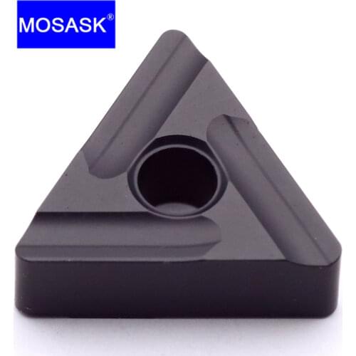 MOSASK 10PCS TNMG 160404 08 ZC35 CNC Lathe Cutting Tools Processing Machineing Turning Tungsten Carbide Inserts