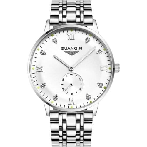 Mens Watches Top Brand Luxury GUANQIN Watch Men Fashion Luminous Clock Male Sport Waterproof Automatic Mechanical Wristwatch