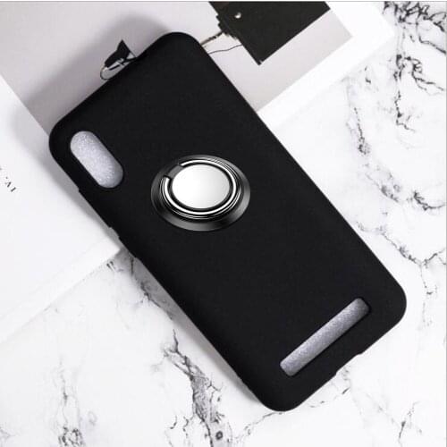 TPU Soft Case For Doogee X5 X6 Pro BL7000 N20 N10 Y7 Y8 Y8C Y9 Plus Back Ring Metal Car Magnetic Holder Cover