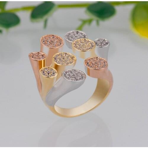 Bride Talk Luxury Baguette Wedding Rings Zirconia Stones 2021 Fashion Women Engagement Party Jewelry High Quality Ring Gift