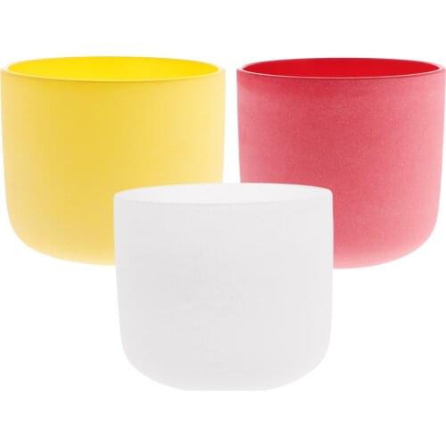 Handcrafted Quartz Crystal Singing Bowl Music Craft Collection Peace Warm Sound