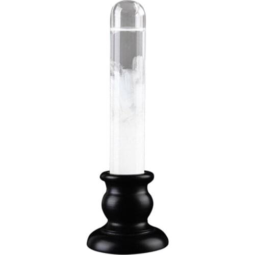 Clear Rainstorm Glass Weather Forecast Bottle Mini Liquid Hourglass for Home Office Decor Art Craft Ornaments