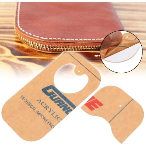 1 Set New Clear Leather Craft Acrylic Template Perspex Coin Purse Pattern Stencil Template Tool for Leather Wallet Making