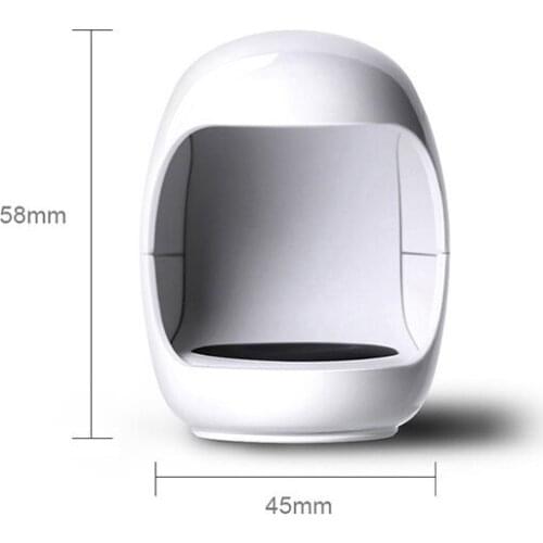 Egg Shape 3W UV LED Lamp for Nail Single Finger Lamp Nail Gel Polish Dryer Drying Machine Smart Sensor 45s / 60s USB Connector