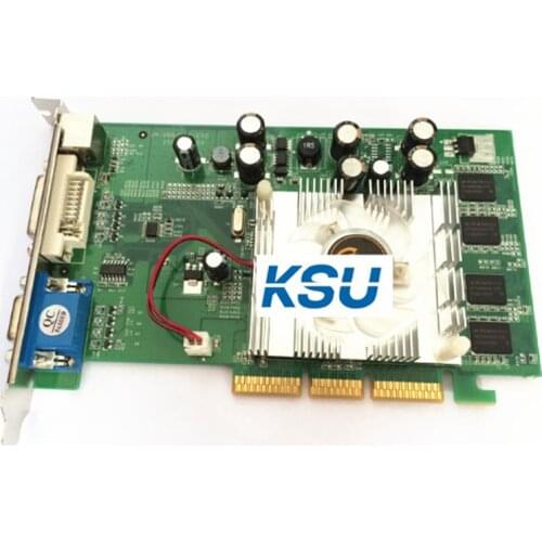 High Quality for nVIDIA GeForce 6200 128MB 64BIT DDR2 VGA/DVI AGP Video Card Support 4X 8X