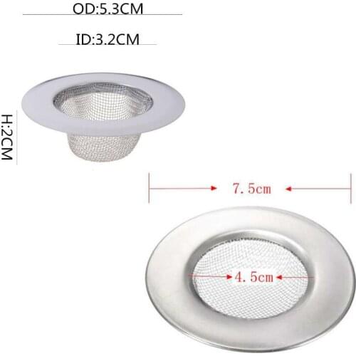 Drain Hair Catcher Stopper Laundry Bathtub Shower Drain Hole Filter Trap Cocina Sink Strainer Bathroom Kitchen Accessories