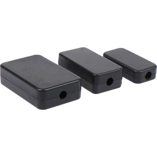 2Pcs /set ABS Plastic Multi Specification Electronic Case Black Junction Box