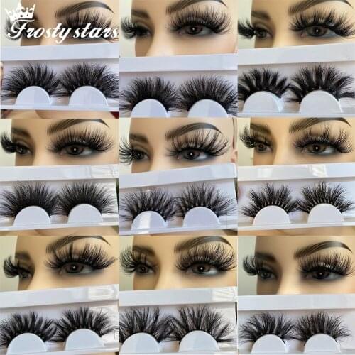 Dower Me 25 mm Mink Eyelashes Bulk Long False Eyelashes Wholesale Fluffy 3d Mink Lashes Full Strip Fake Eye Lashes Vendors