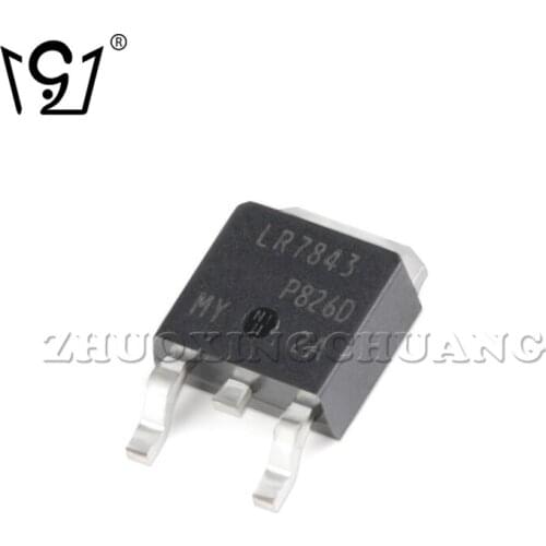 5PCS IRLR7843TRPBF TO-252-3 30V/161A LR7843 MOSFET Patch IC chip