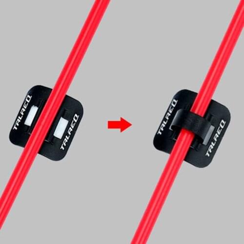 8 Sets Mountain Bike Bicycle Brake Cable Guide Seat Frame Tubing Fixing Clamp Bicycle Components Parts Cables Housing