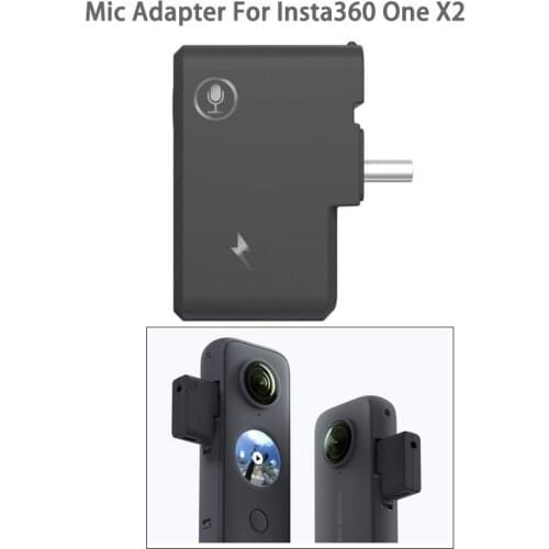 In Stock Insta360 ONE X2 Mic Adapter For Insta360 ONE X 2 Action Camera Accessories